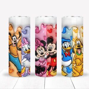 Cartoon 20oz Tumbler, Kids Mug, Birthday, Christmas Gift, Inflated Image